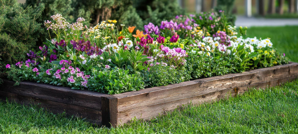 flower bed garden